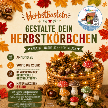 Herbstkörbchen gestalten