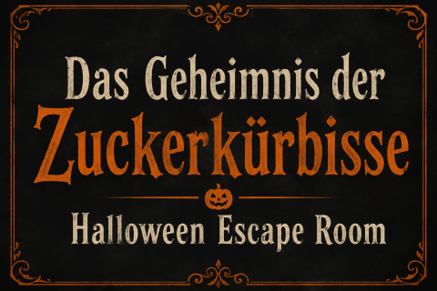 Das Geheimnis der Zuckerkürbisse – Halloween Escape Room